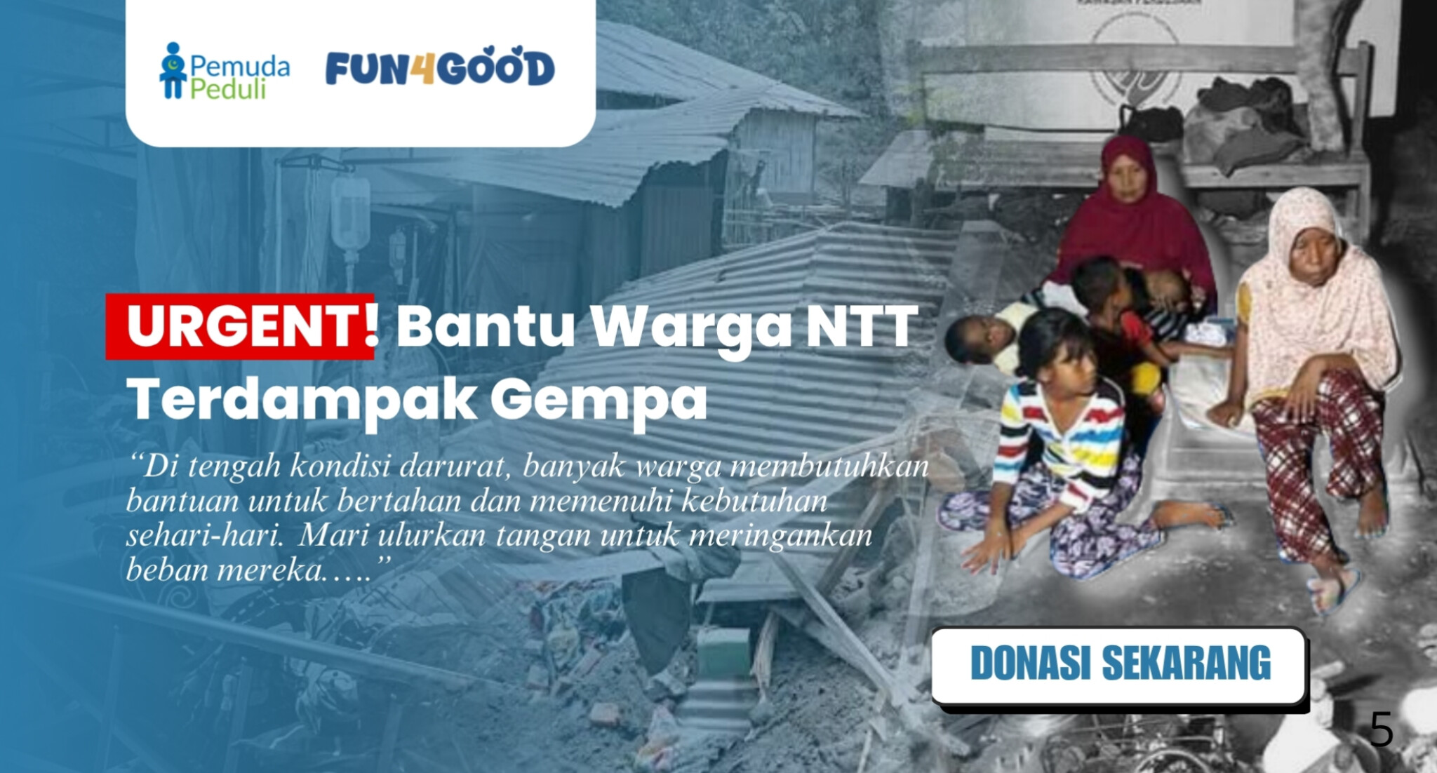 BERSAMA BANTU NTT SEGERA PULIH