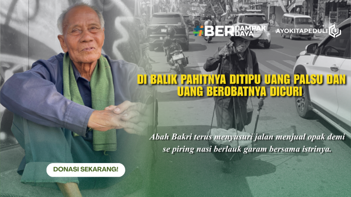 Bantu Lansia Penjual Opak Obati Rematik
