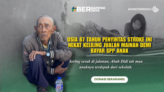 Juang Lansia 87 Tahun Bertahan Hidup Dari Jual Mainan