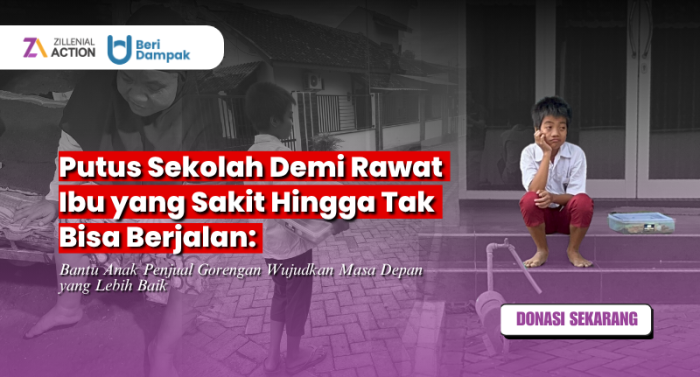 RAWAT IBU LUMPUH SENDIRIAN! Bantu Anak Yatim Penjual Gorengan Bertahan Hidup