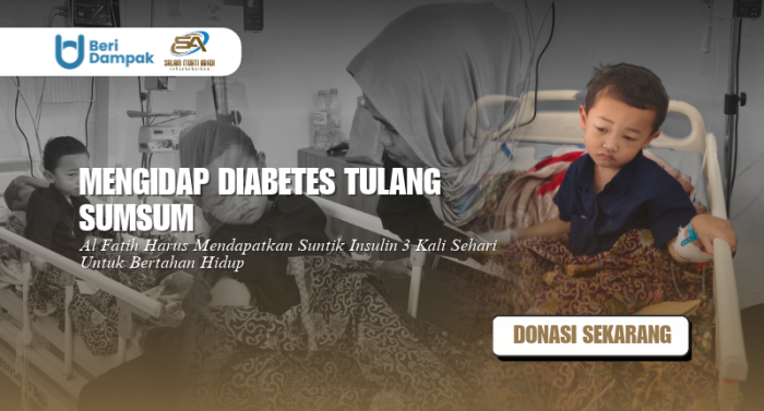 MENDERITA DIABETES TULANG SUMSUM! Balita Harus Melakukan Pengobatan Seumur Hidup