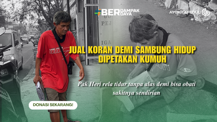 BANTU PENJUAL KORAN BERTAHAN HIDUP SEKARANG