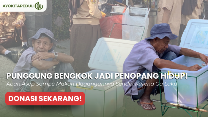 TAK LAKU HINGGA DIMAKAN SENDIRI! Tubuh Ringkih Abah Penjual Ager Berjuang Demi Istri Berobat