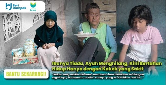 IBU MENINGGAL, AYAH TAK KUNJUNG KEMBALI! Bocah Ini Berjuang Rawat Kakek yang Sakit