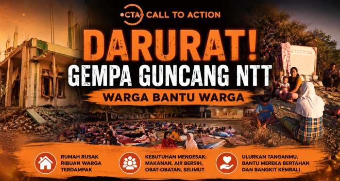 DARURAT! Gempa Guncang NTT Hingga 7,7 M Saatnya Warga Bantu Warga