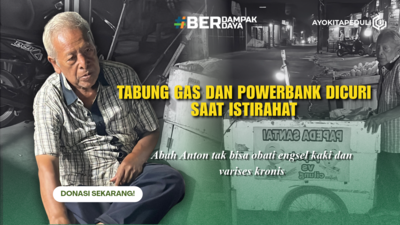 PAPEDA TAK LAKU, BANTU ABAH ANTON BERTAHAN HIDUP