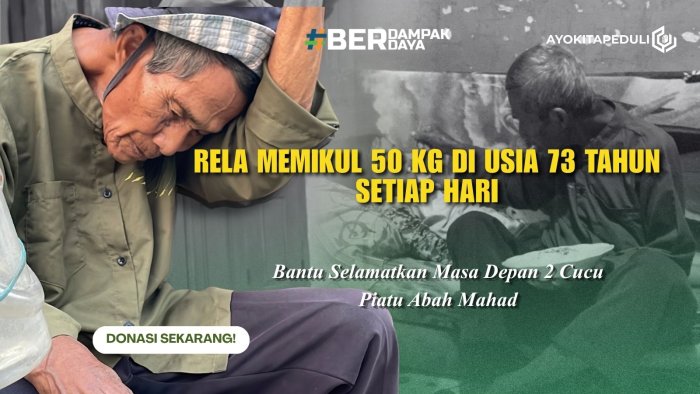 Juang Abah Mahad Jual Bandros Demi Sekolahkan 2 Cucu