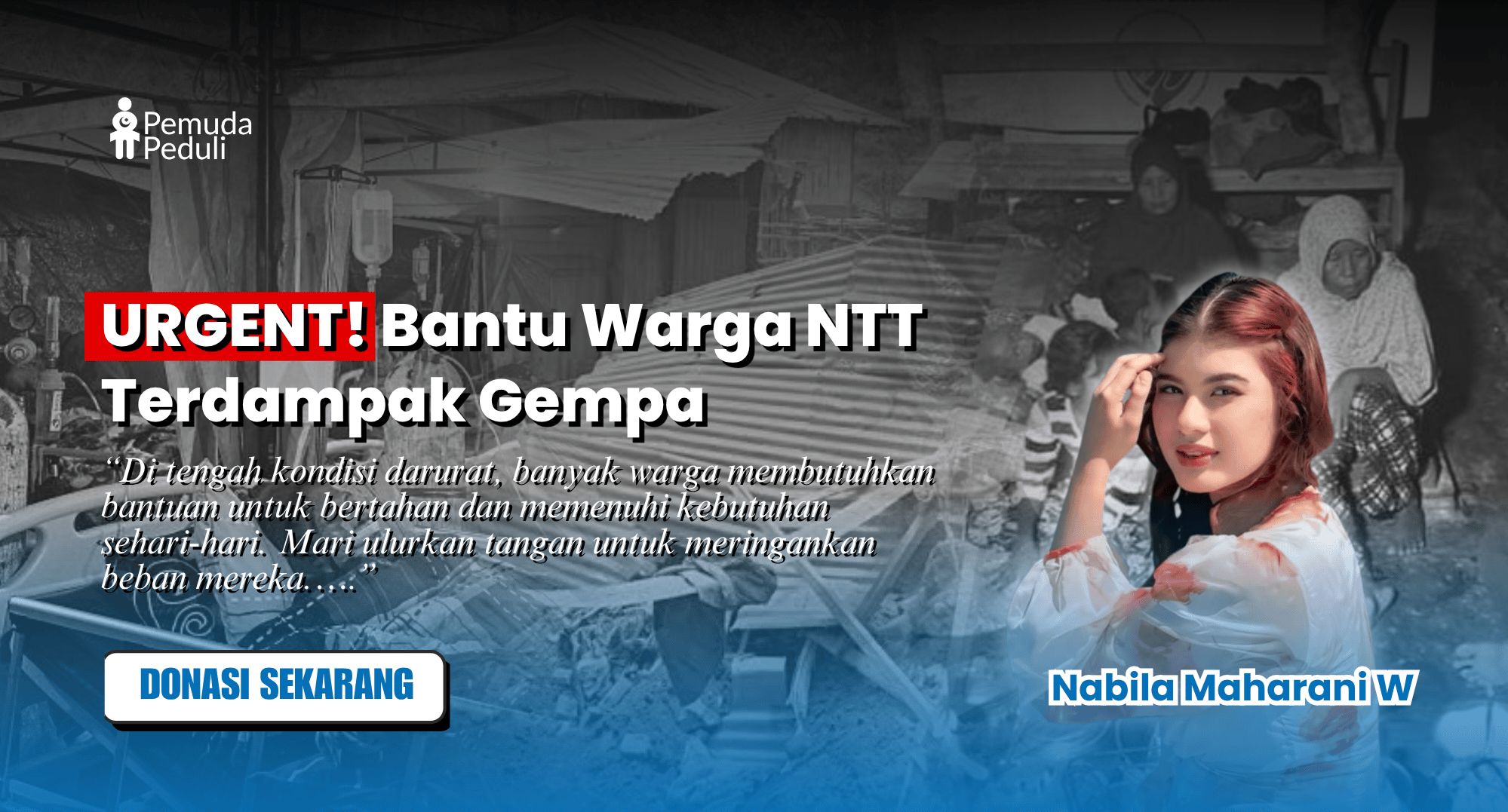 Bersama Nabila Bantu NTT Pulih