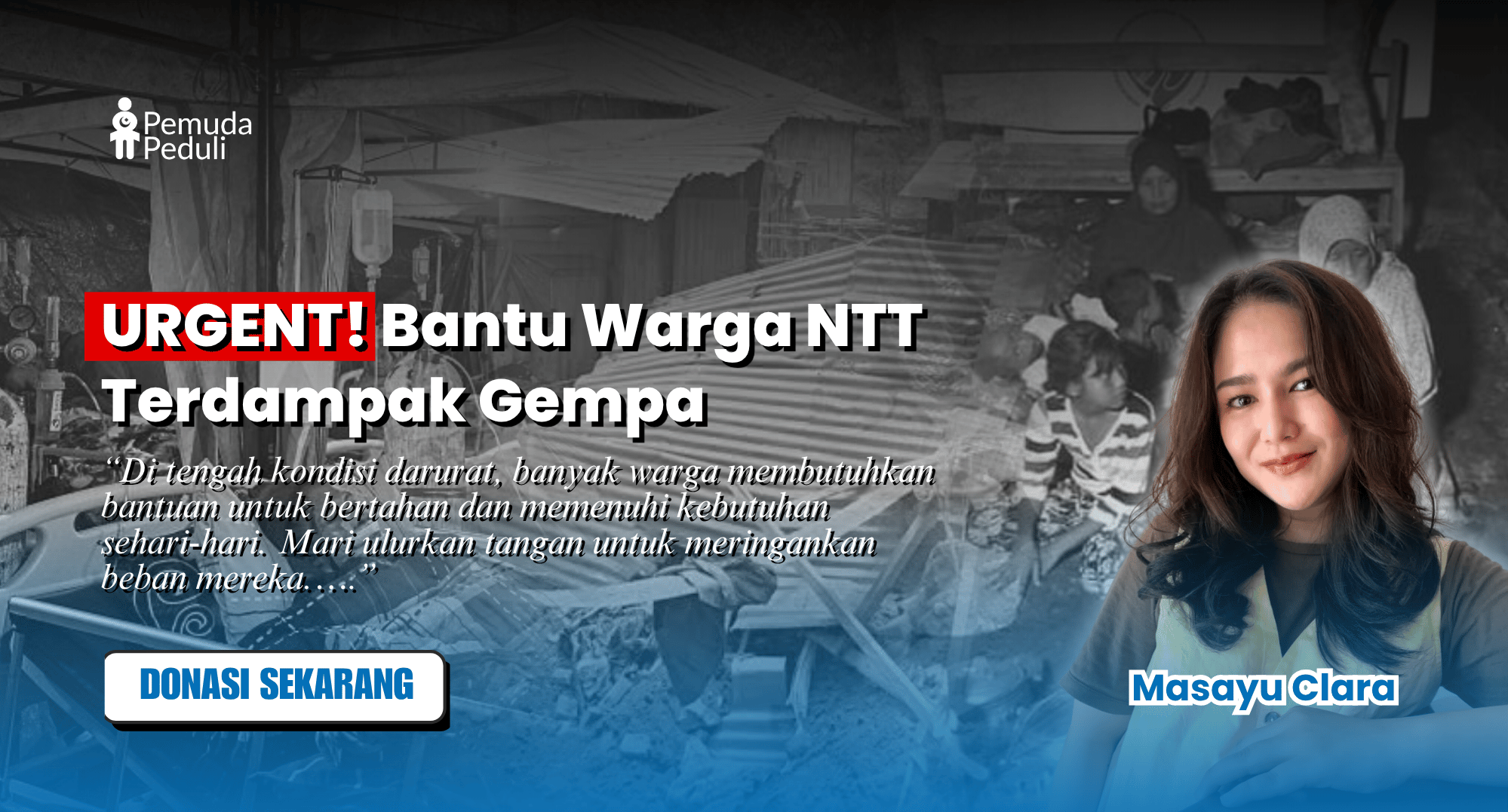 Bersama Masayu Clara Bantu NTT Pulih!