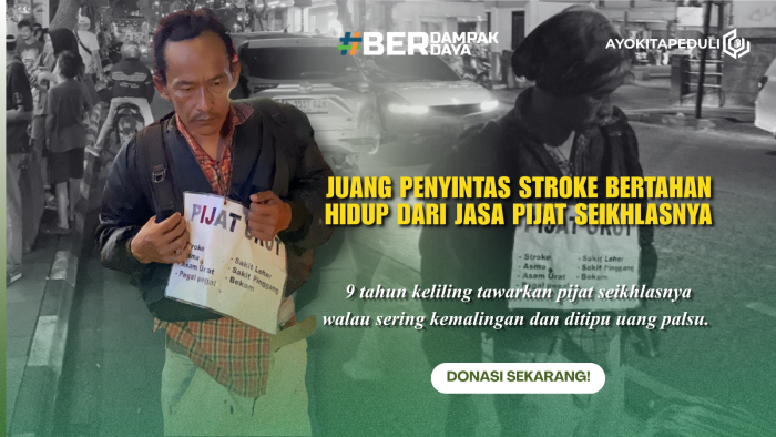 Jasa Pijat Tak Laku, Juang Pak Asep Obati Stroke Sebatangkara