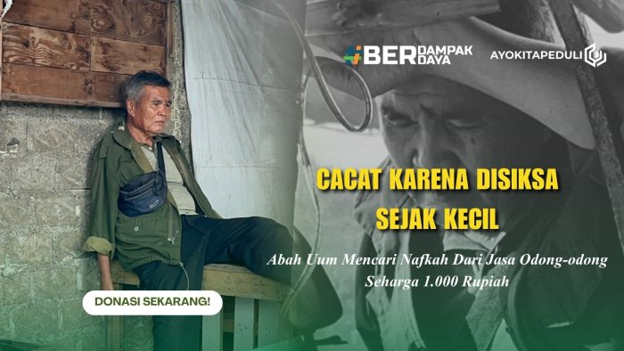 Lansia Ini Hanya Terima RP1.000 Dari Jasa Odong Odong
