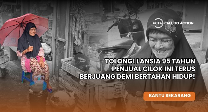 Mak Onah Nenek 95th Terus Berjuang Demi Cucunya Tak Putus Sekolah