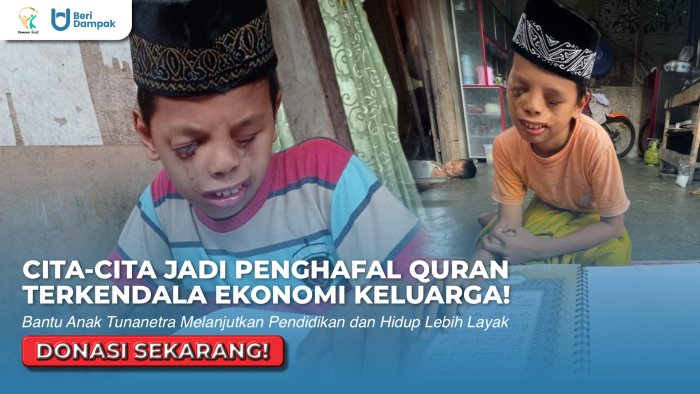 BANTU PENDIDIKAN ANAK PENGHAFAL QUR'AN, RAIH PAHALA YANG TERUS MENGALIR!