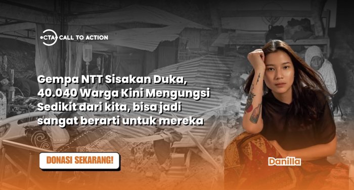 Danilla Bersama NTT, Saatnya Warga Bantu Warga