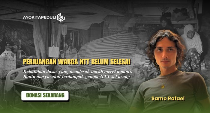 Bersama Samo Rafael Temani Warga NTT Pulih