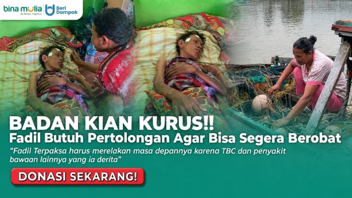 TUBUH SEMAKIN KRITIS!! Bantu Fadil Berjuang Lawan TBC Yang Kian Parah
