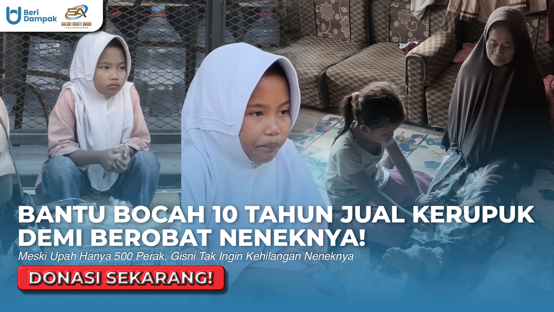 UPAH 500 PERAK!! Bantu Anak Yatim Penjual Kerupuk Berjuang Demi Bisa Makan Dan Sekolah