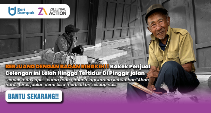 JUALAN TAK LAKU HINGGA KELELAHAN! Bantu Juang Kakek Penjual Celengan Demi Bertahan Hidup