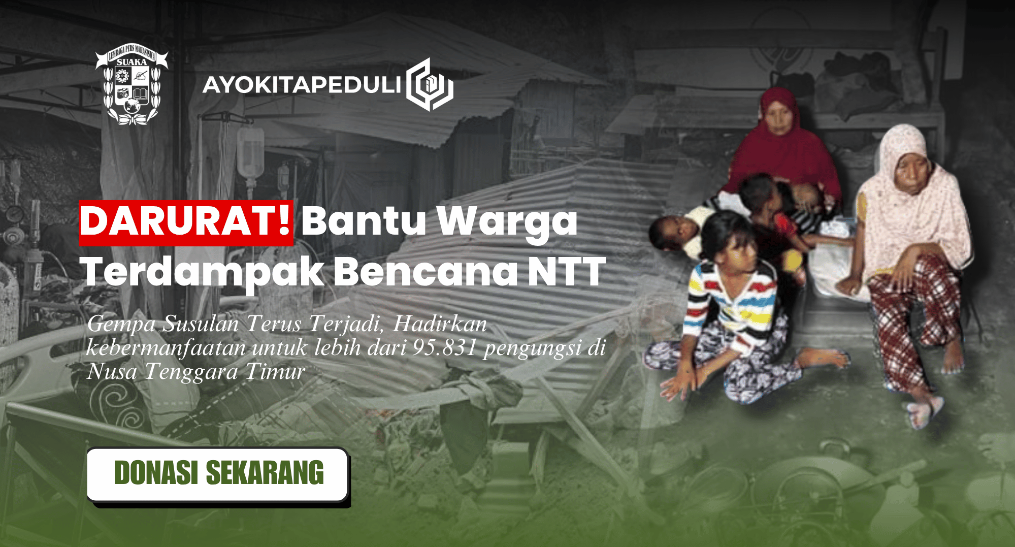 Gempa Susulan Terus Terjadi, NTT Masih Butuh Bantuan Kita