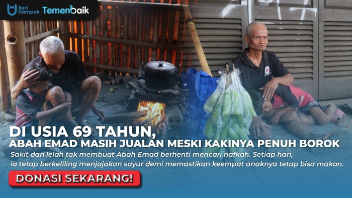 Bantu Lansia Ringkih Jualan Sayur Demi Hidupi Anaknya Yang Gangguan Mental!