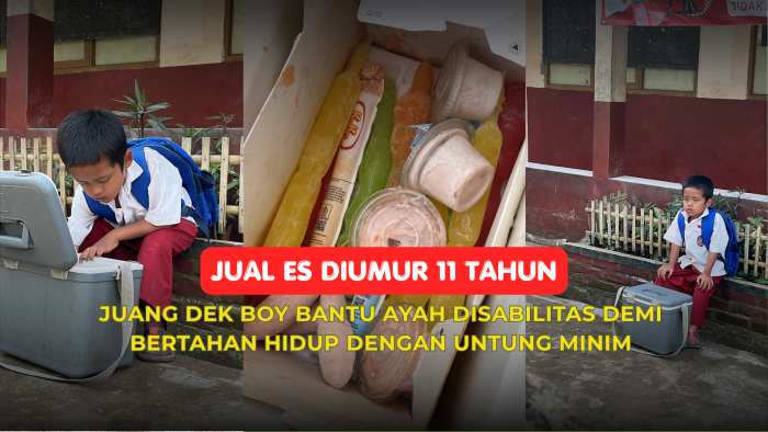 Bantu Perjuangan Bocah Penjual Es Demi Tetap Sekolah