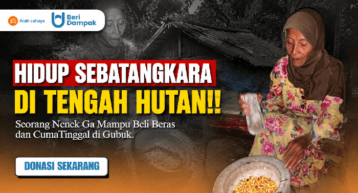 PUASA BERTAHUN-TAHUN DAN HANYA MAKAN JAGUNG MENTAH! Bantu Mbah Sriyati Hidup Lebih Layak