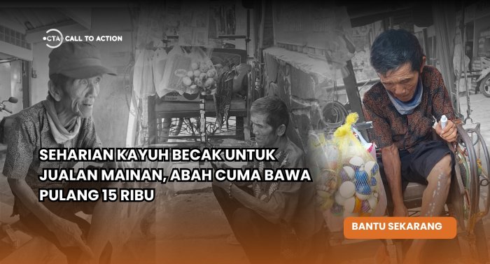 Bantu Abah Tata, Lansia yang Masih Menanggung Sekolah Cucunya
