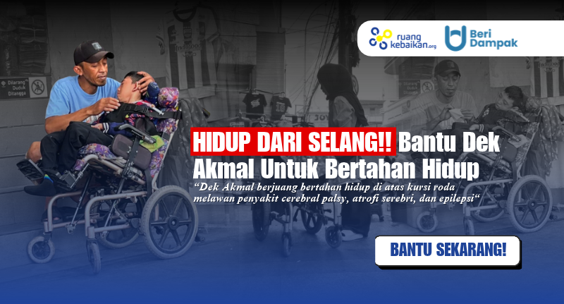 MENGIDAP CEREBRAL PALSY!! Bantu Dek Akmal Supaya Bisa Terus Terapi